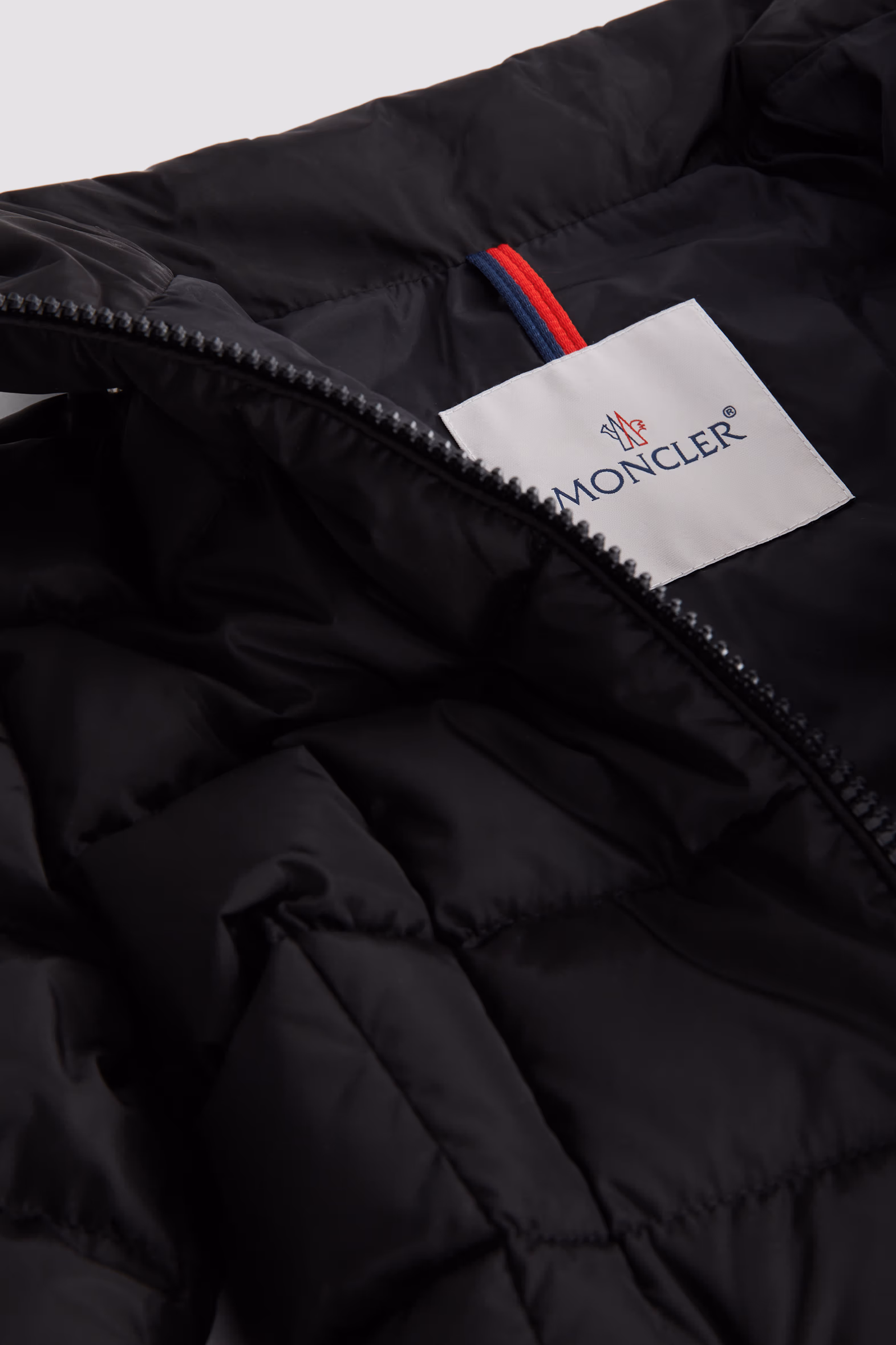 Doudoune longue à capuche Charpal Fille Noir Moncler 7